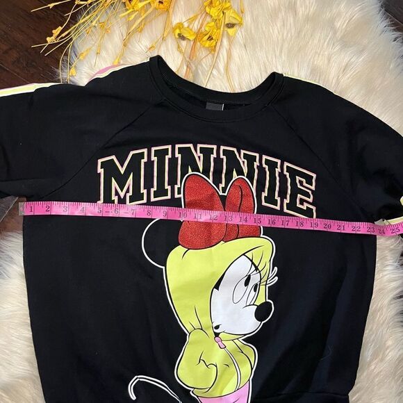 Disney Minnie Mouse black sweatshirt Sz XL (15-17) - Picture 6 of 6